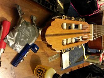 תיקון שבר בגיטרה קלאסית מקצועית -לאחר טיפול