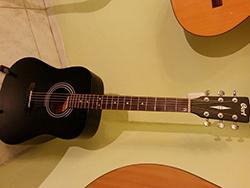 תיקון גיטרה שבורה ל3 חלקים - לאחר טיפול