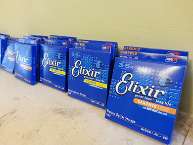 מיתרים לגיטרה חשמלית תוצרת ארצות הברית, Elixir