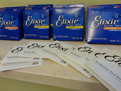 מיתרים בודדים לגיטרה, תוצרת ארצות הברית