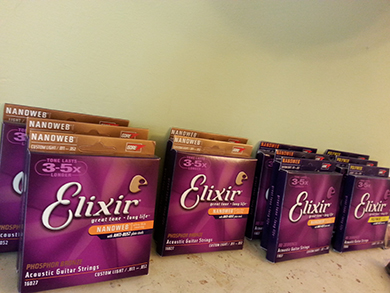 מיתרים לגיטרה אקוסטית תוצרת ארצות הברית, Elixir