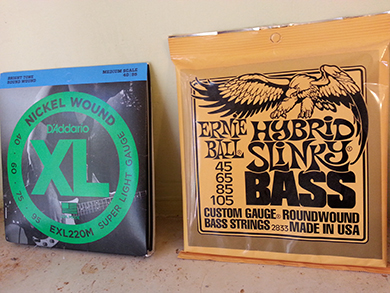 מיתרים לבס ממגון המותגים המובילים